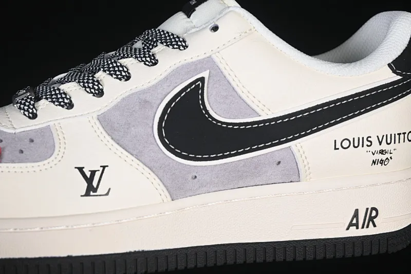 All categories Nk Air Force 1 Air Force series Nk Air Force 1 Low Air Force low-top Nike Air Force 1'07 Low joint black and gray suede Air Force 1 low-top casual sneakers XD9314-619